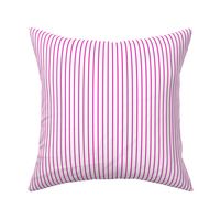 Hot Pink Pin Stripe on White_Miss Chiff Designs