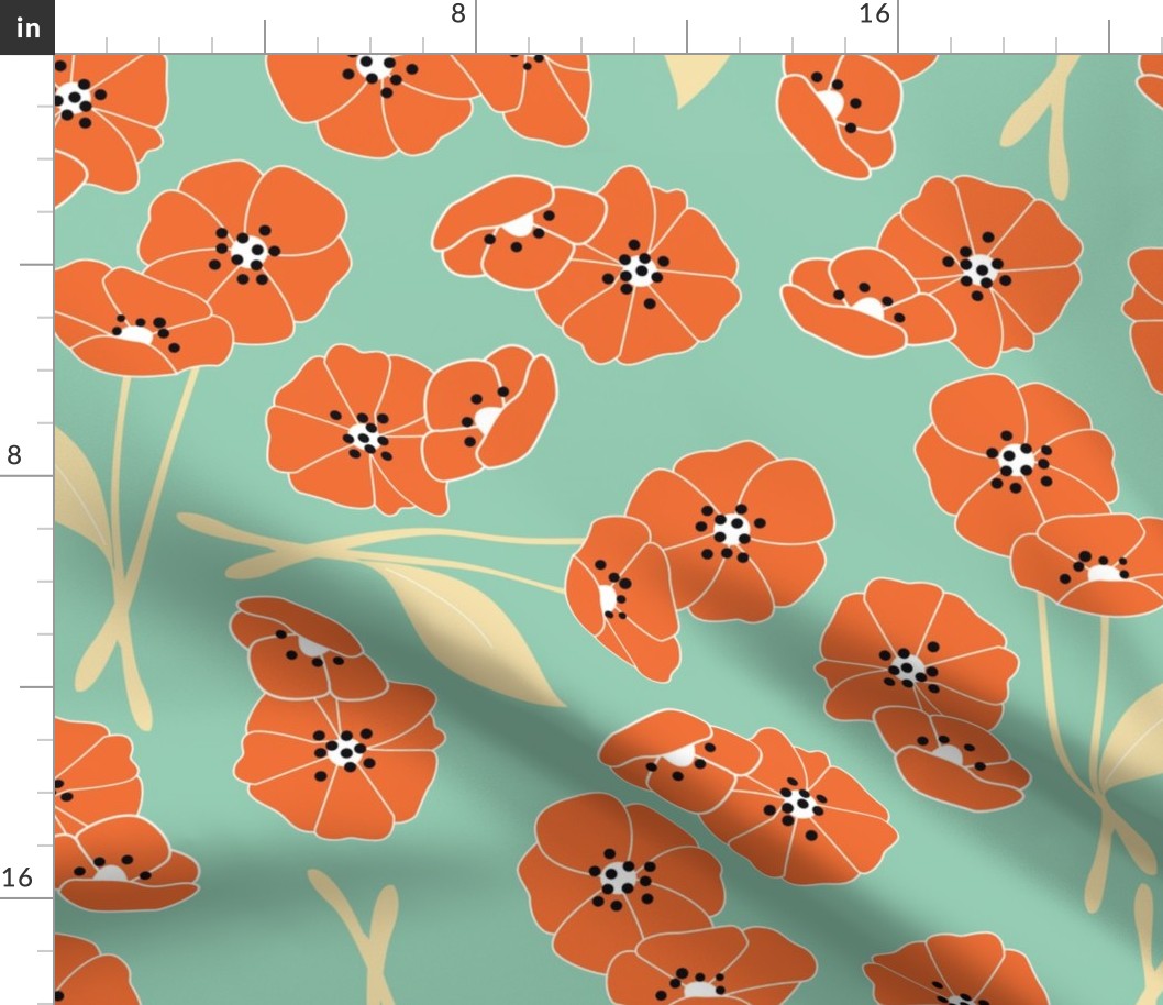 Retro flower pattern 002