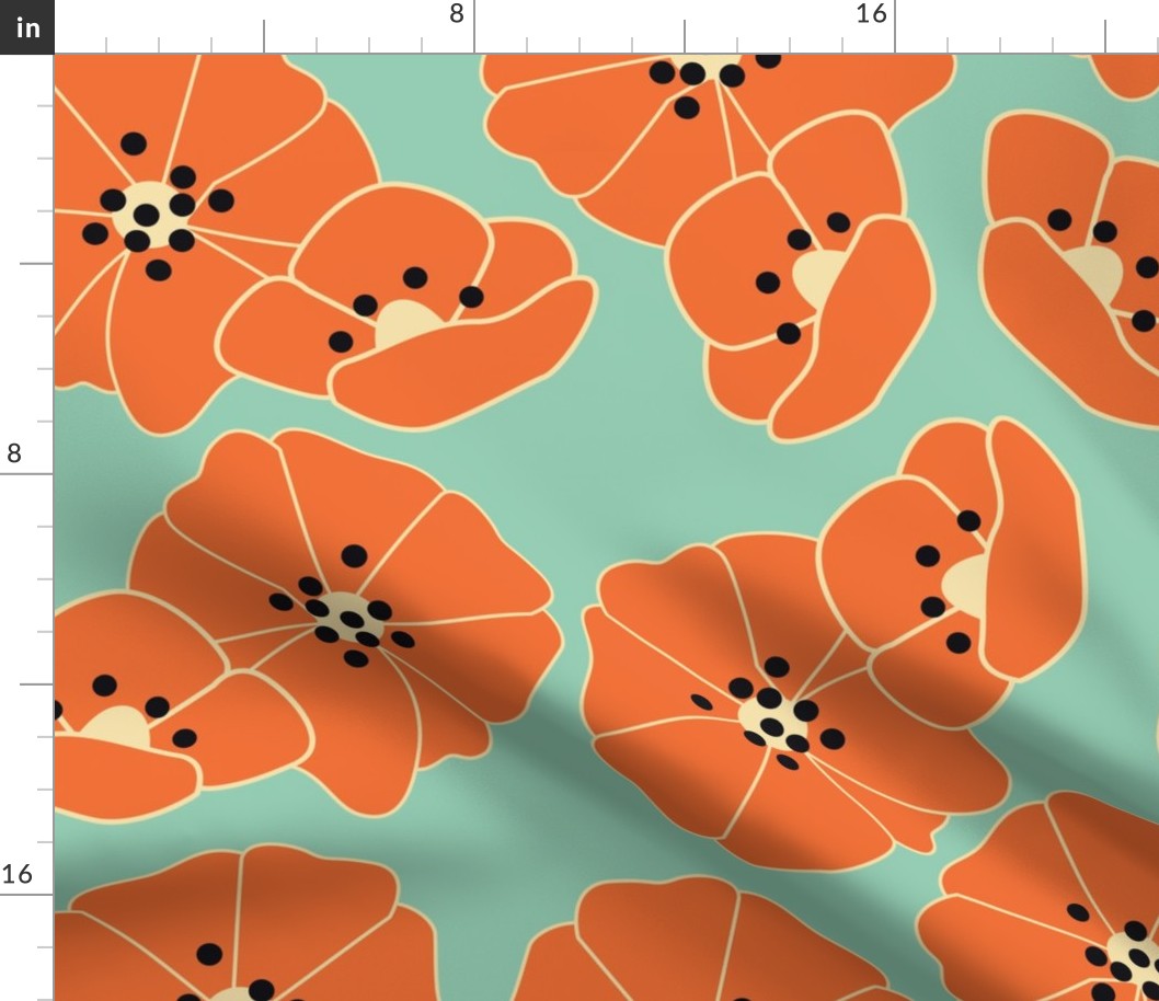 Retro flower pattern 005