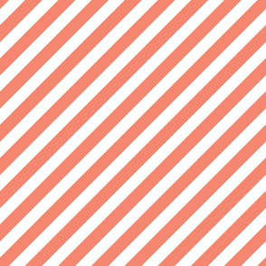 diagonal stripes // pantone 48-5