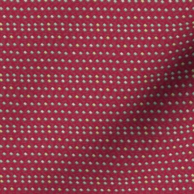 17-04N Deep Red quilt co-ordinate