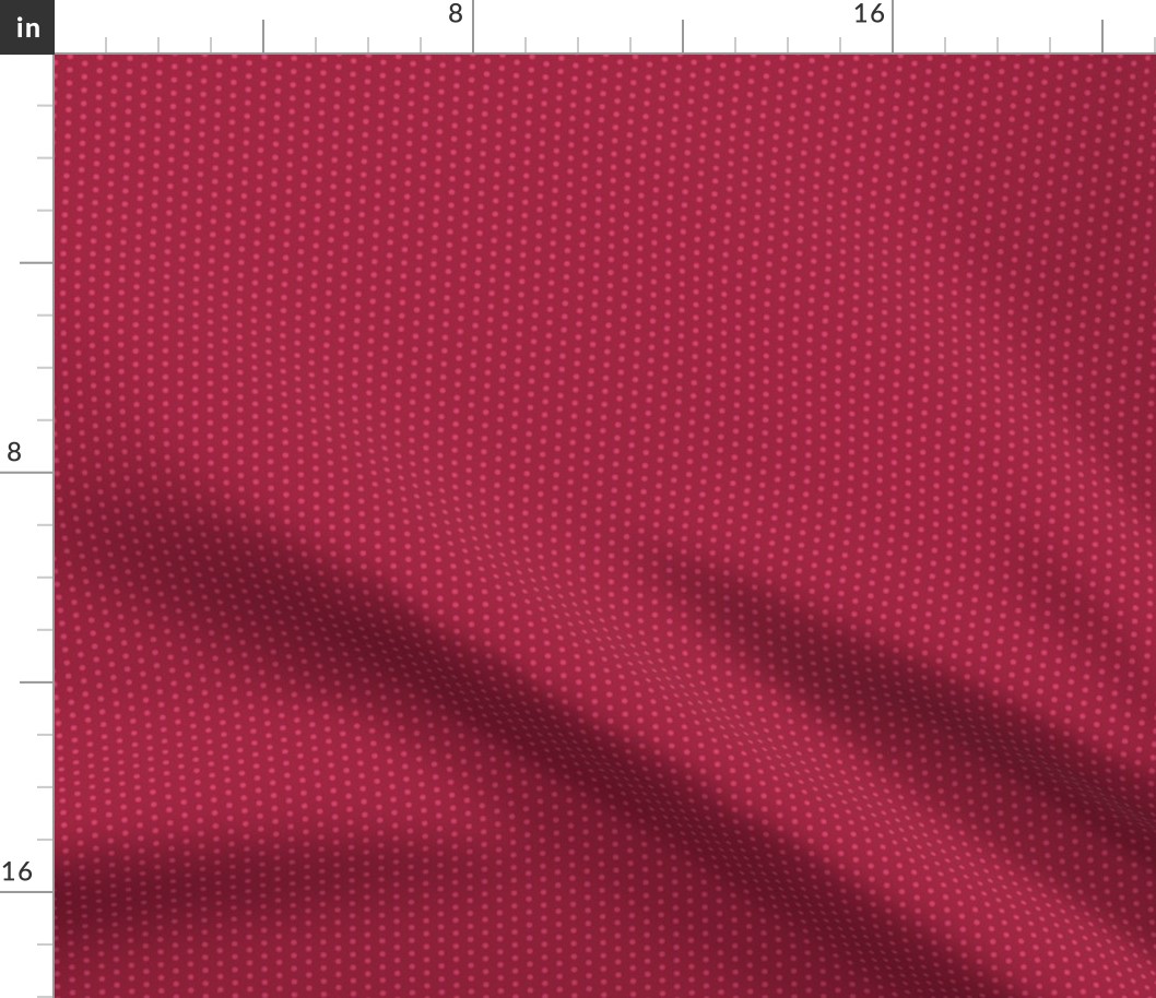 17-04G Cranberry red polka dot || Thanksgiving Fall