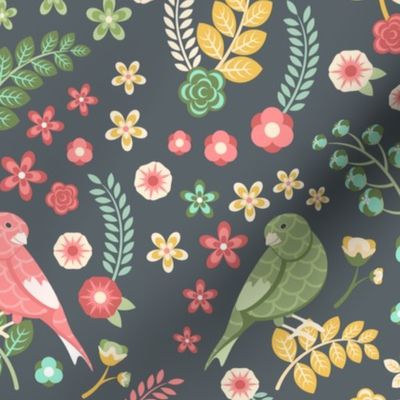 Floral Birds