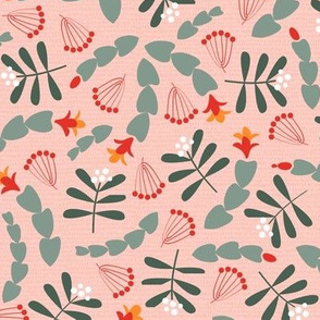 Cactus and mistletoe pink