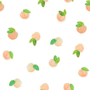 True Sweet Peach // Small With White Space