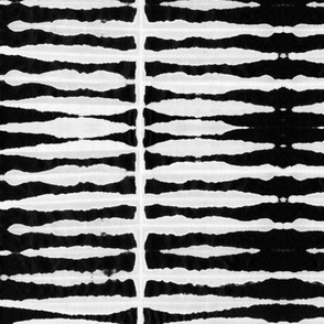 Black Shibori Stripes