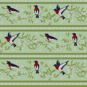 Mistletoe birds Stripe