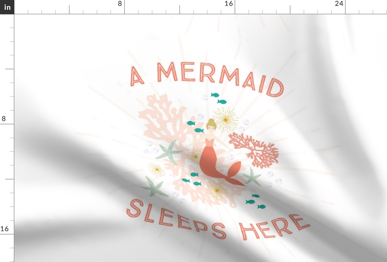 A Mermaid Sleeps Here Lovey // Blonde