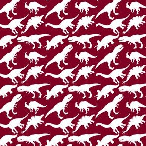 Dinosaurs Garnet and White Dinosaurs Dino Nursery Trex