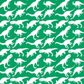 Dinosaurs Green and White Dinosaurs Dino Nursery Trex