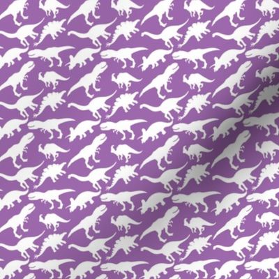 Dinosaur Purple and White Dinosaurs Dino Nursery Trex