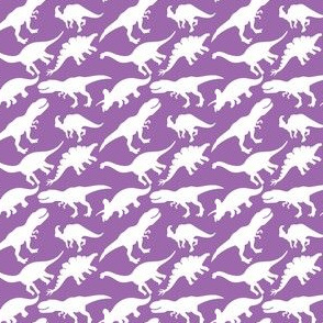 Dinosaur Purple and White Dinosaurs Dino Nursery Trex