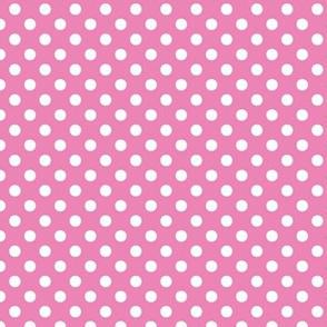 Polka Dot Pink and White Poka Dots