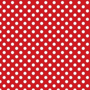 Polka Dot Red and White Poka Dots