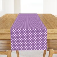 Polka Dot Purple and White Poka Dots