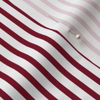 Stripes Garnet and White Stripe