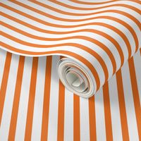 Stripes Orange and White Stripe