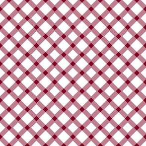 Gingham Garnet Gingham Buffalo Check Checkered