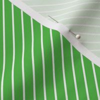 Diagonal Stripes Lime Green and White and White Pin Stripe Diagonal