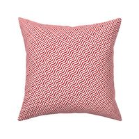 Stripes Red and White Stripe Wavy Diagonal 