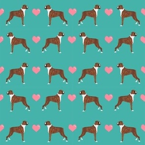 boxers love fabric cute valentines hearts dog fabric best boxer dog fabric