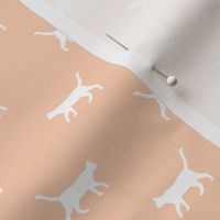 apricot cat silhouette fabric best cats design kitten fabric cats fabric cat silhouette design
