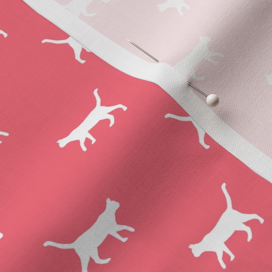 brink pink cat silhouette fabric best cats design kitten fabric cats fabric cat silhouette design