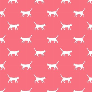 brink pink cat silhouette fabric best cats design kitten fabric cats fabric cat silhouette design