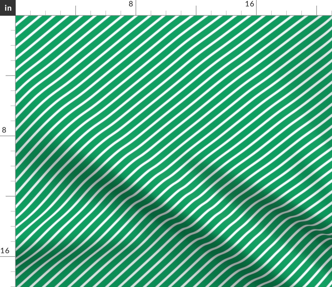 Stripes Green and White Diagonal Pinstripes Stripe