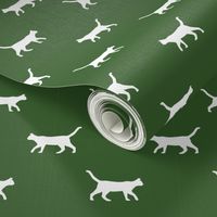 garden green cat silhouette fabric best cats design kitten fabric cats fabric cat silhouette design