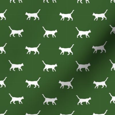 garden green cat silhouette fabric best cats design kitten fabric cats fabric cat silhouette design