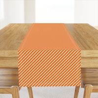 Stripes Orange and White Diagonal Pinstripes Stripe