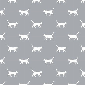 quarry grey cat silhouette fabric best cats design kitten fabric cats fabric cat silhouette design