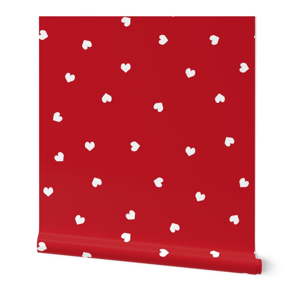 valentines red hearts red valentines hearts love cute valentines day fabric