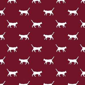 ruby red cat silhouette fabric best cats design kitten fabric cats fabric cat silhouette design