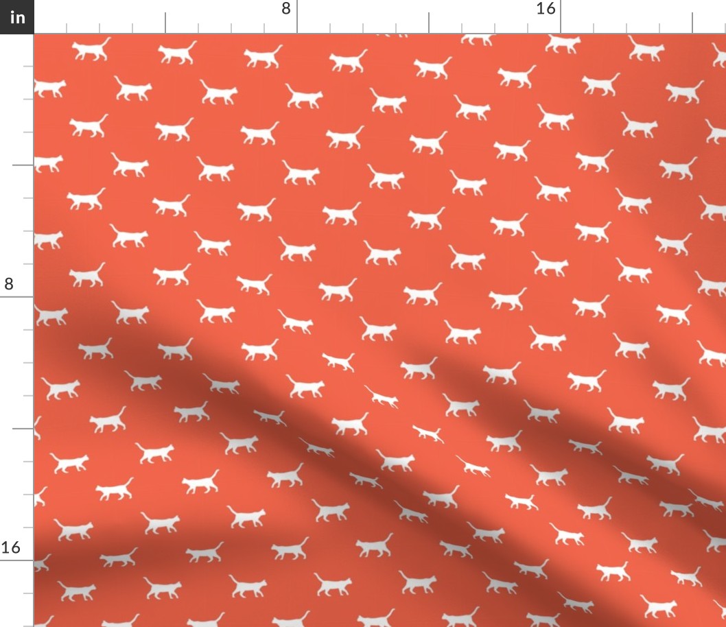 scarlet cat silhouette fabric best cats design kitten fabric cats fabric cat silhouette design