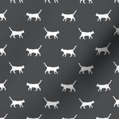 shadow grey cat silhouette fabric best cats design kitten fabric cats fabric cat silhouette design