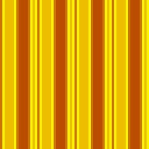 CCFN5 - Variegated Summer Stripes in Yellow and Orange - 2 inch repeat