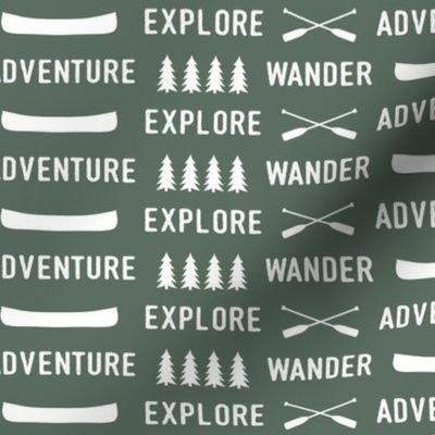 explore wander adventure on terrain green || adventure camp