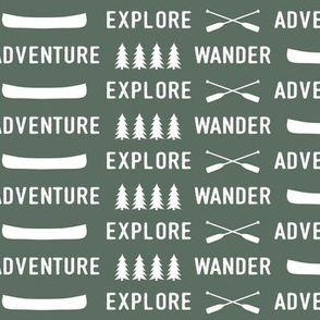 explore wander adventure on terrain green || adventure camp