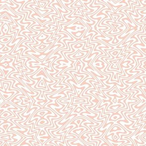 mini butterfly swirl - peach and white