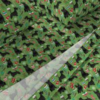 scottish terrier dog fabric asparagus green christmas design scottie dog fabric