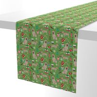 cairn terrier christmas fabric terrier dog dogs fabric cairn terriers asparagus green