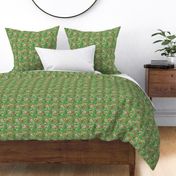 cairn terrier christmas fabric terrier dog dogs fabric cairn terriers asparagus green