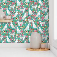 jindo floral fabric jindo dogs fabric dog design