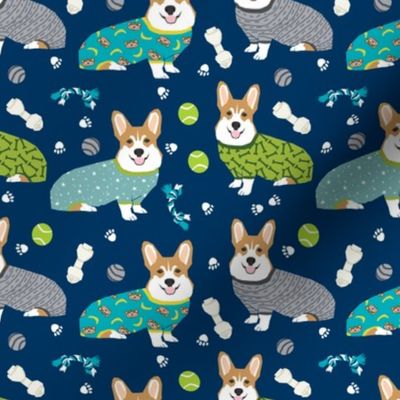 corgis in pjs fabric cute corgis in pajamas design best corgi fabrics