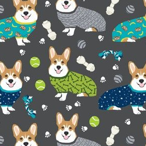 corgi pjs fabric corgis in pajamas fabrics cute corgi designs best corgi fabric