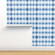 shibori plaid