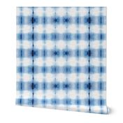 shibori plaid