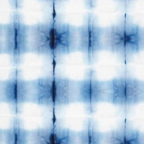 shibori plaid